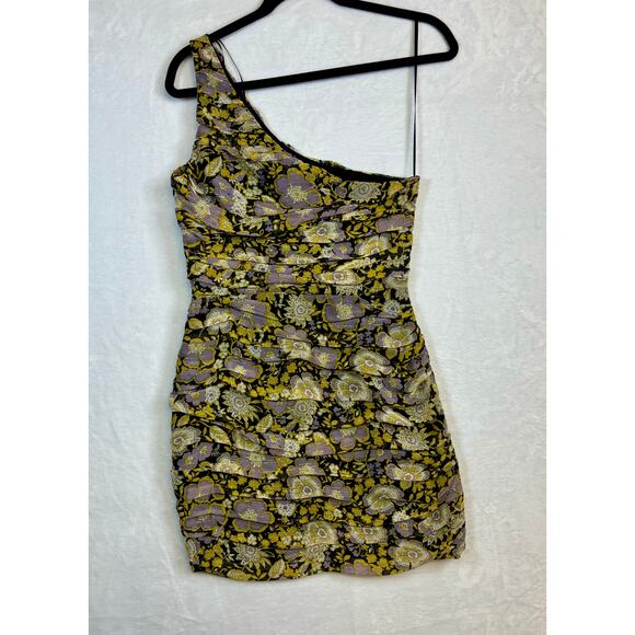 ZARA FLORAL ONE SHOULDER | ZARA DRESS SIZE SMALL - Picture 10 of 10